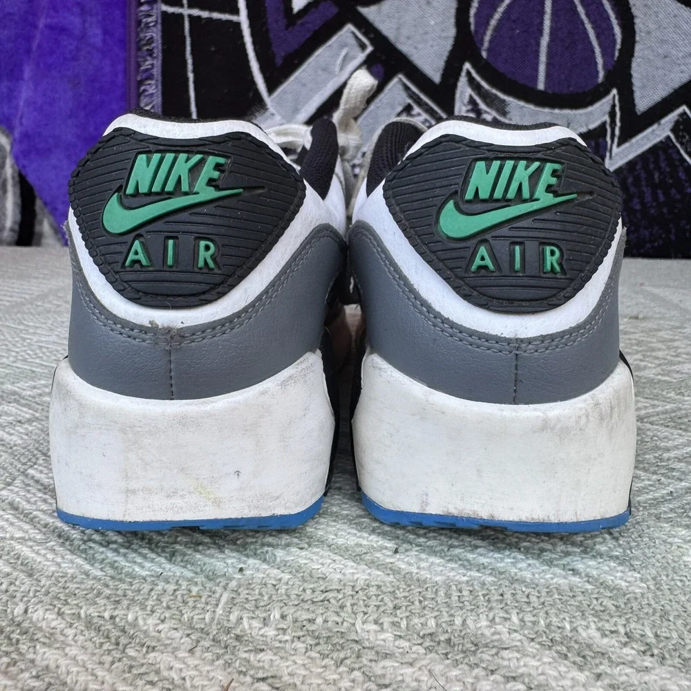 Size 5Y/W6.5 - Nike‎ Air Max 90 LTR White/Stadium Green Shoes (DV3607 102)